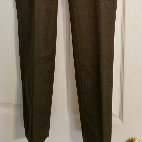 LOFT brown trouser dress pant, size 00 - Picture 2 of 5